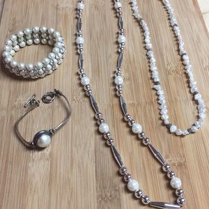 PEARL colored jewelry bundle